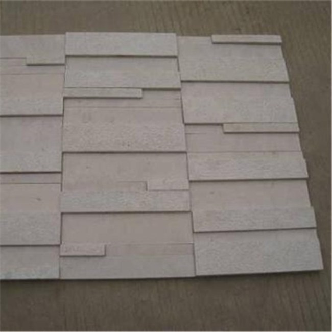 White sandstone wall cladding panels
